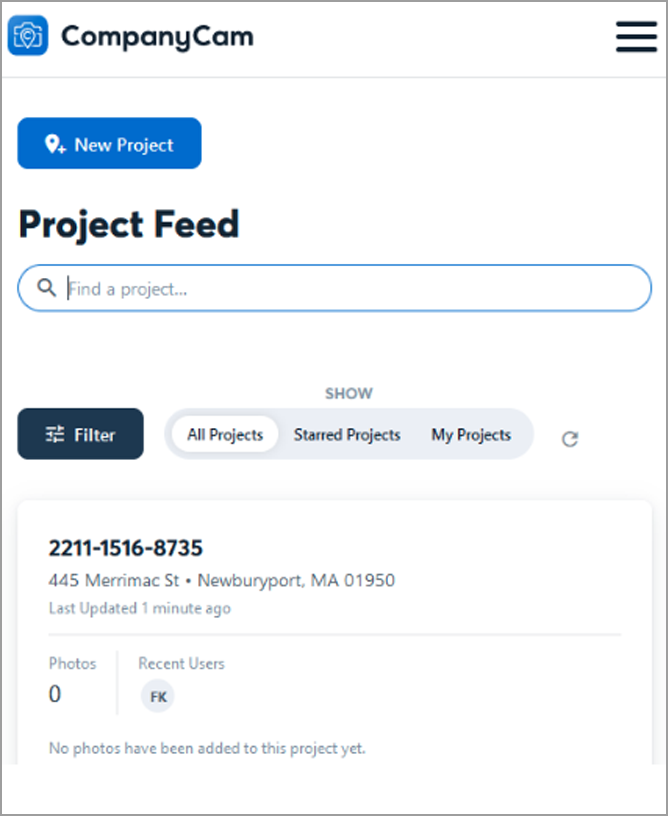 CompanyCam Integration Estimate Rocket