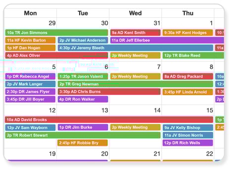Drag & Drop Schedules